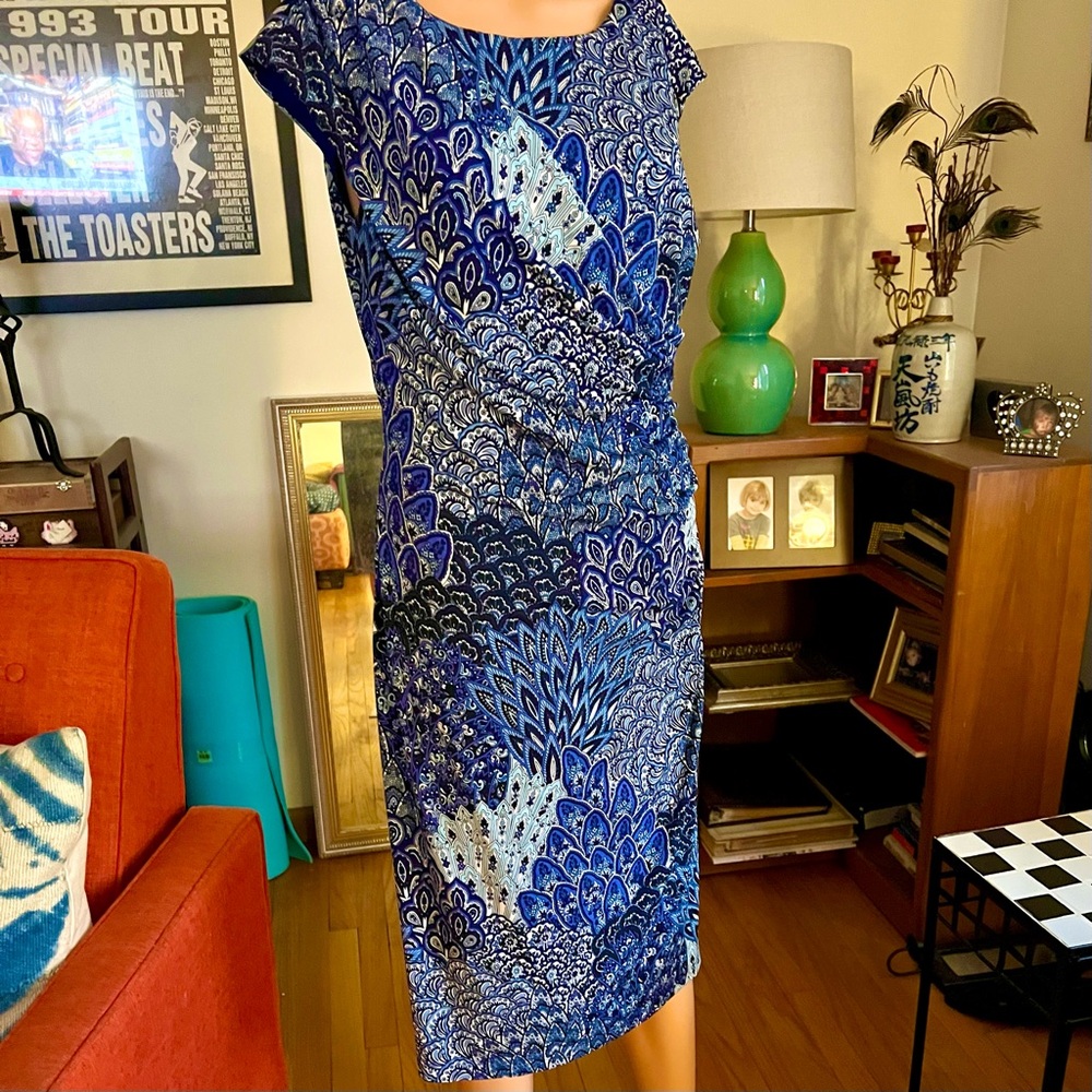 Beautiful Ruched Waist Midi Dress